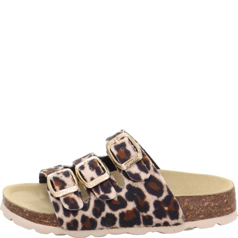 Superfit FUSSBETTPANTOFFEL Girls Slipper - Material: Sonstiges Material in Beige