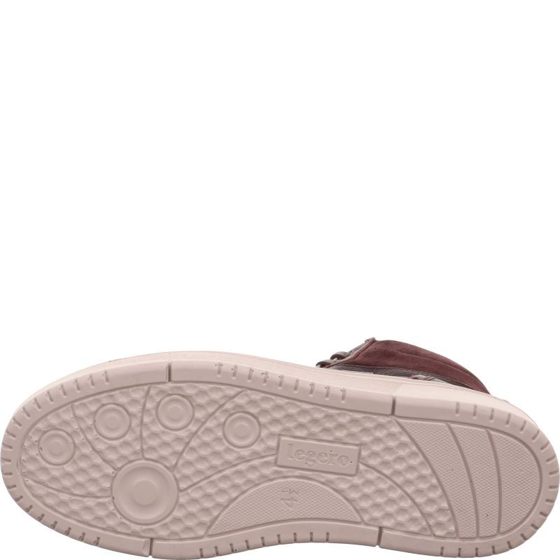 legero REJOISE Damen Sneaker high - Material: Leder in Rot