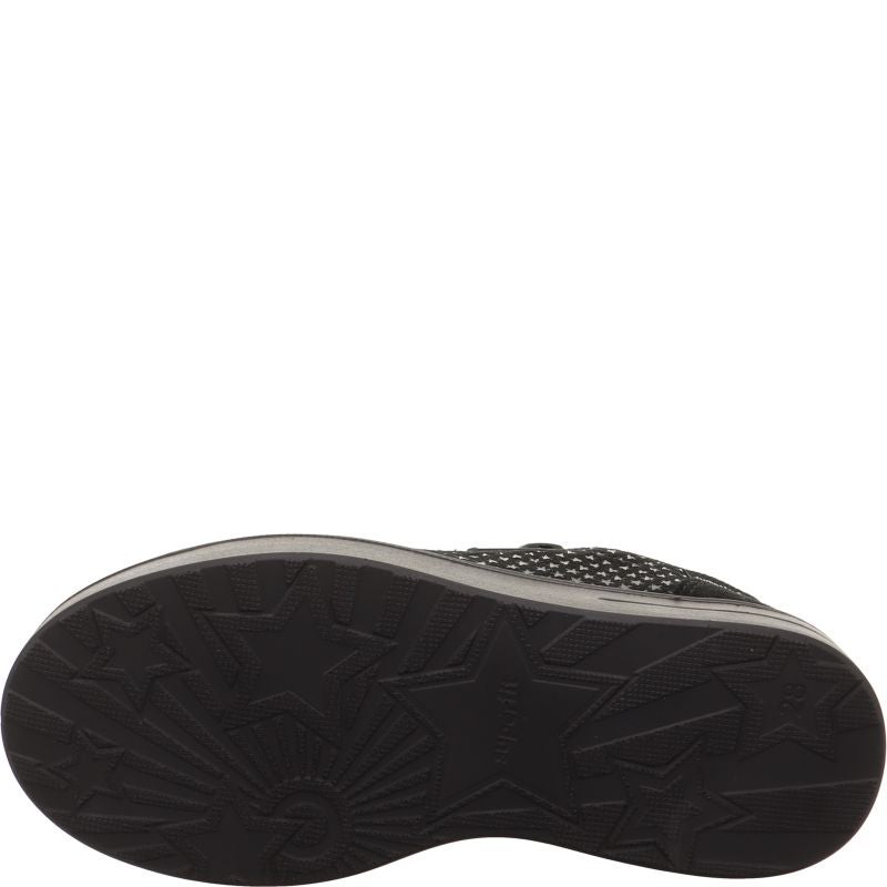 Superfit STELLA Mädchen Sneaker low - Material: Leder/Textil in Schwarz