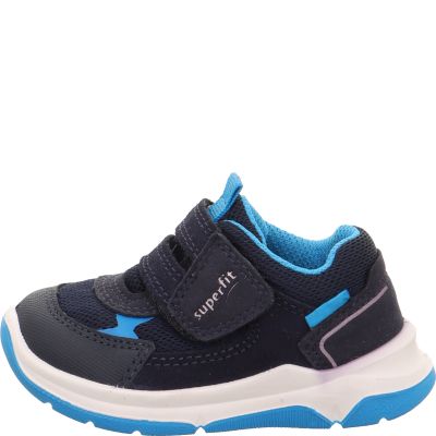 Superfit COOPER Unisex, Boys Sneakers low - Material: Leder/Sonstiges Material/Texti in Blue