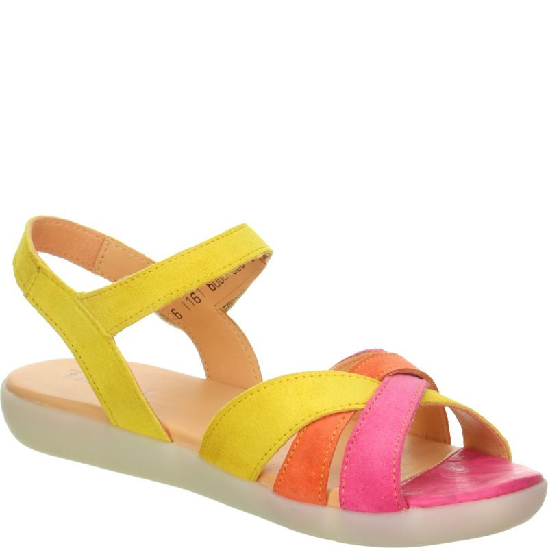 Think NATURE SAND Woman  - Material: Leather in Yellow