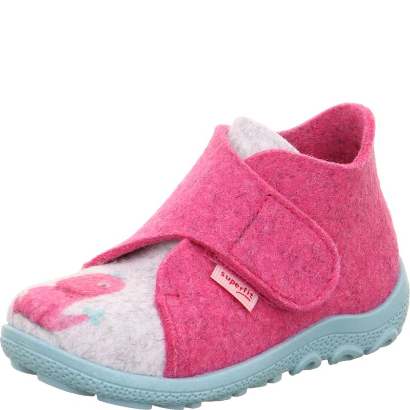 Superfit HAPPY OCTI Girls Slipper - Material: Textile in Pink
