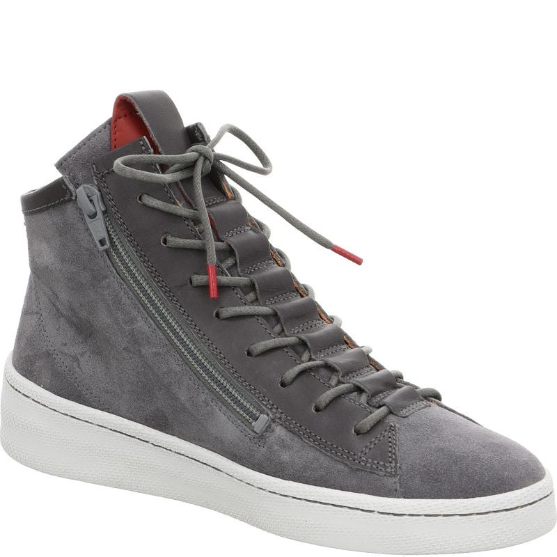 Think KUMI Woman Sneakers high - Material: Leather in Grey