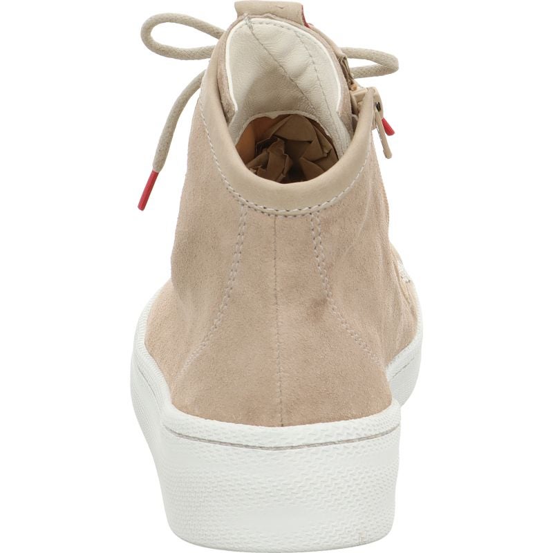 Think KUMI Woman Sneakers high - Material: Leather in Beige