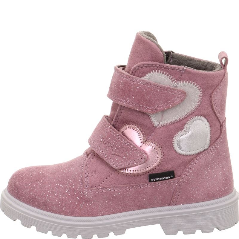 Superfit SPIRIT Girls Boot - Material: Leather/Textil in Purple