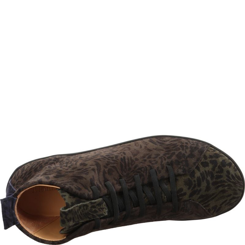 Think! NATURE Damen Sneaker high - Material: Leder in Mehrfarbig