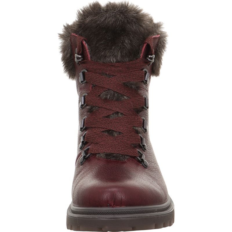 Legero MONTA Damen Schnürboots - Material: Leder in Rot