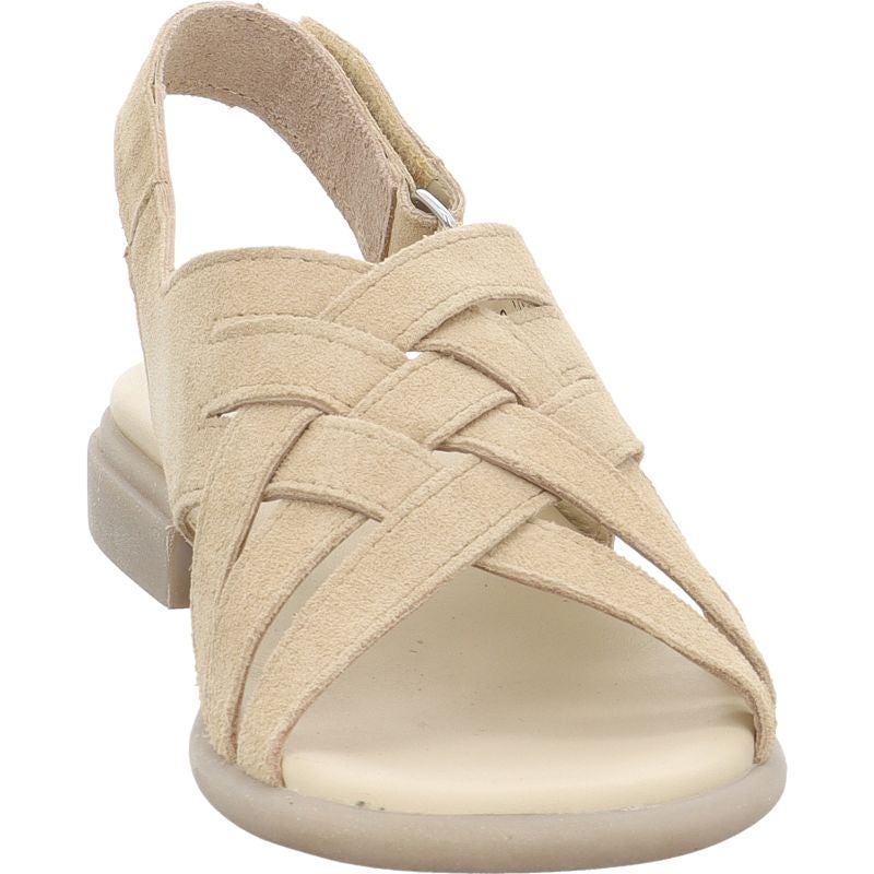 Think KAMAA Strap sandal - Material: Leather in Beige