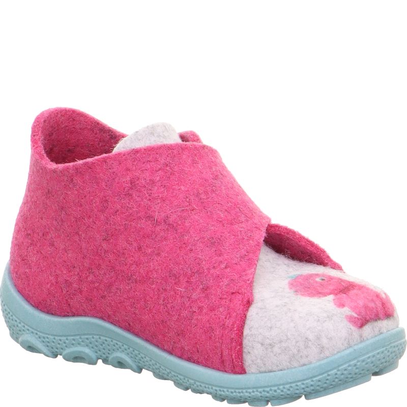 Superfit HAPPY OCTI Girls Slipper - Material: Textile in Pink