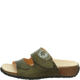 Think MIZZI DAMEN  - Material: Leather in Green