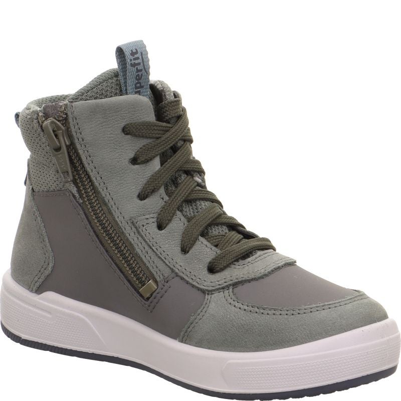 Superfit MAVERICK Sneakers high - Material: Leder/Sonstiges Material/Texti in Green