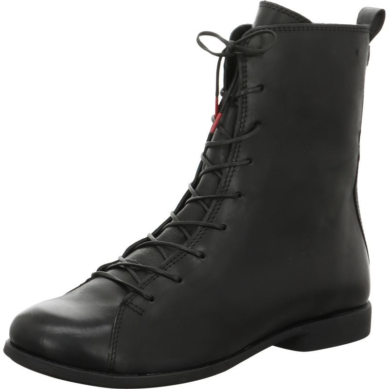 Think AGRAT Woman Ankle boot - Material: Leather in Black