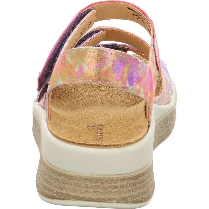 Think MEGGIE Strap sandal - Material: Leather in Multicolored