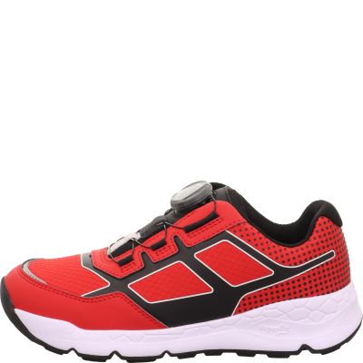 Superfit FREE RIDE Jungen Sneaker low - Material: Textil/Sonstiges Material in Rot