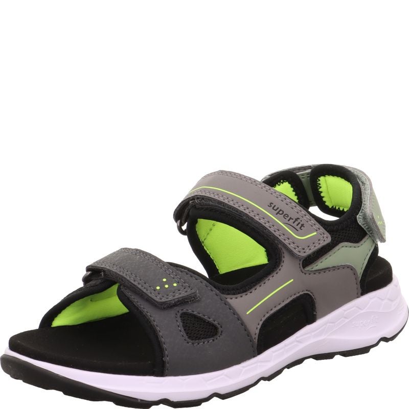 Superfit CRISS CROSS Boys Sandal - Material: Textil/Sonstiges Material in Grey