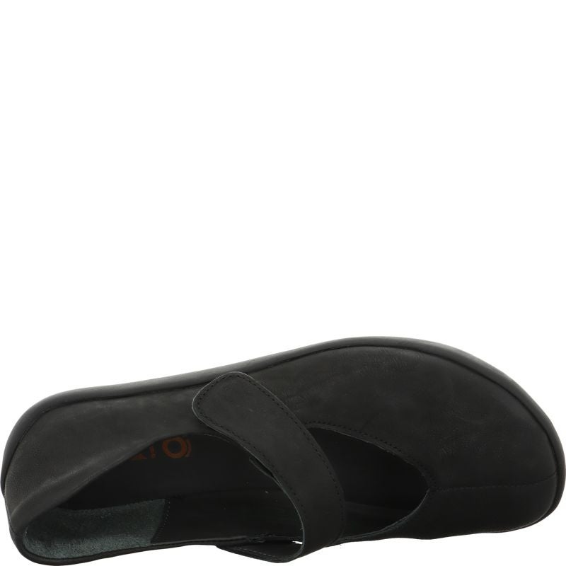 Think! BLO Damen Ballerina - Material: Leder in Schwarz