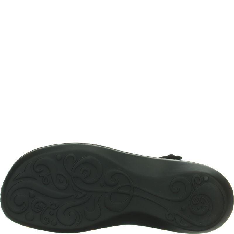Think CAMILLA DAMEN Woman Strap sandal - Material: Leather in Black