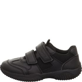 Superfit STORM Jungen Sneaker low - Material: Leder/Sonstiges Material/Textil in Schwarz