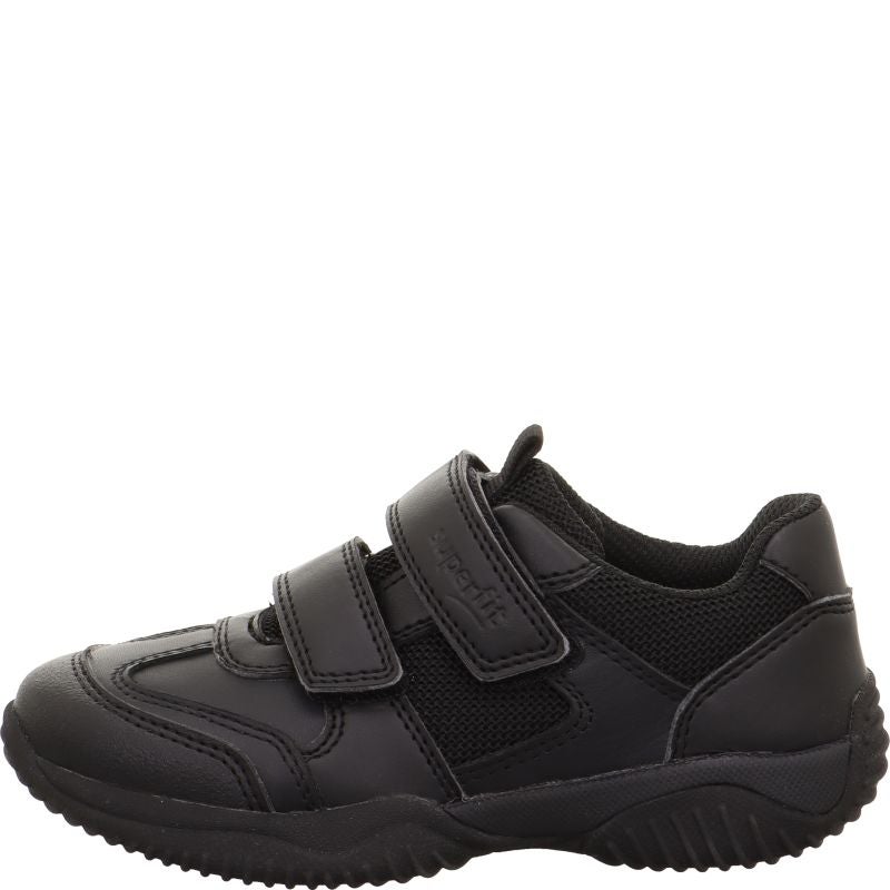Superfit STORM Boys Sneakers low - Material: Leder/Sonstiges Material/Texti in Black