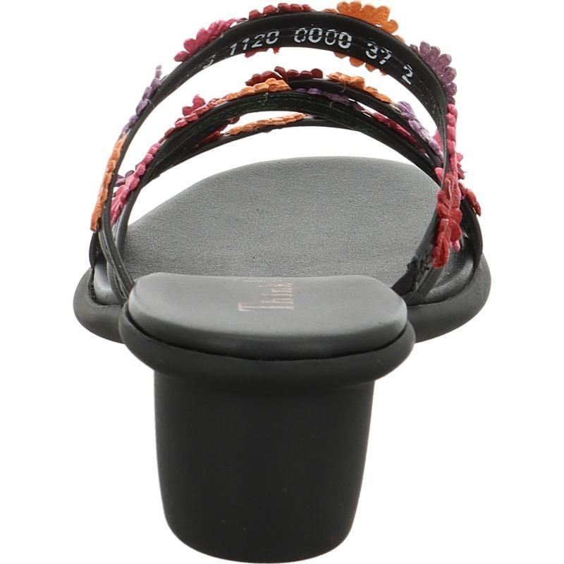Think! VIVI Damen Pantolette - Material: Leder in Schwarz