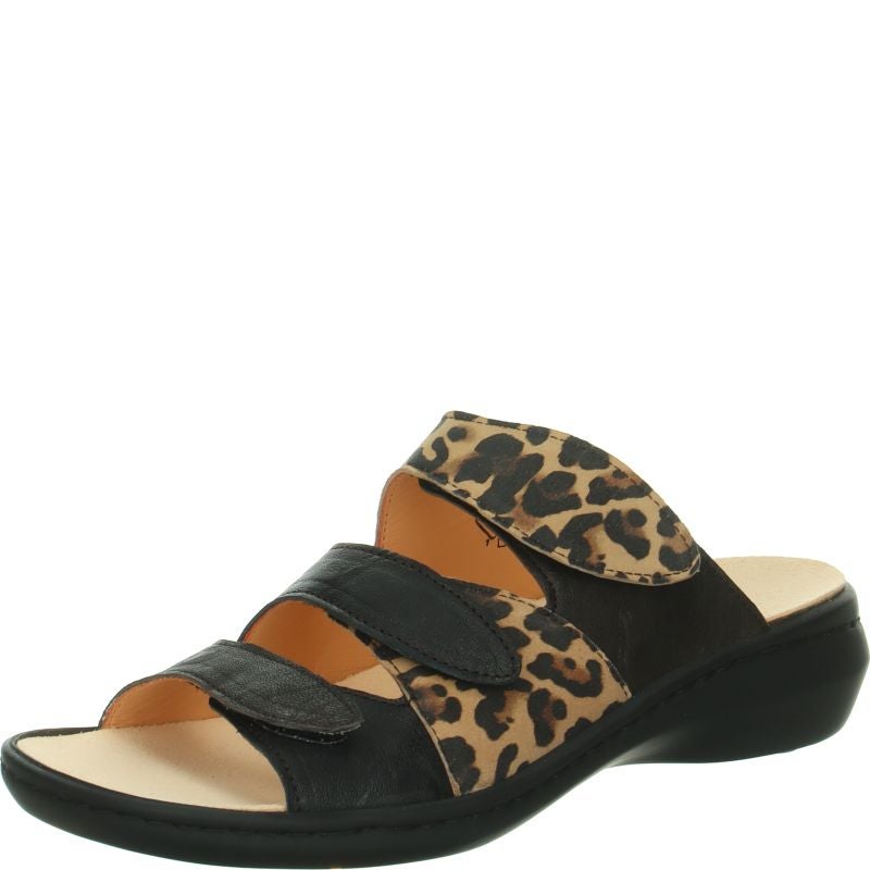 Think! CAMILLA Damen Pantolette - Material: Leder in Mehrfarbig