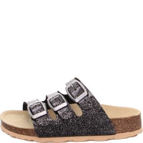Superfit FUSSBETTPANTOFFEL Girls Slipper - Material: Sonstiges Material in Black