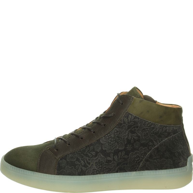 Think TURNA WOMEN Sneakers high - Material: Leather in Grey