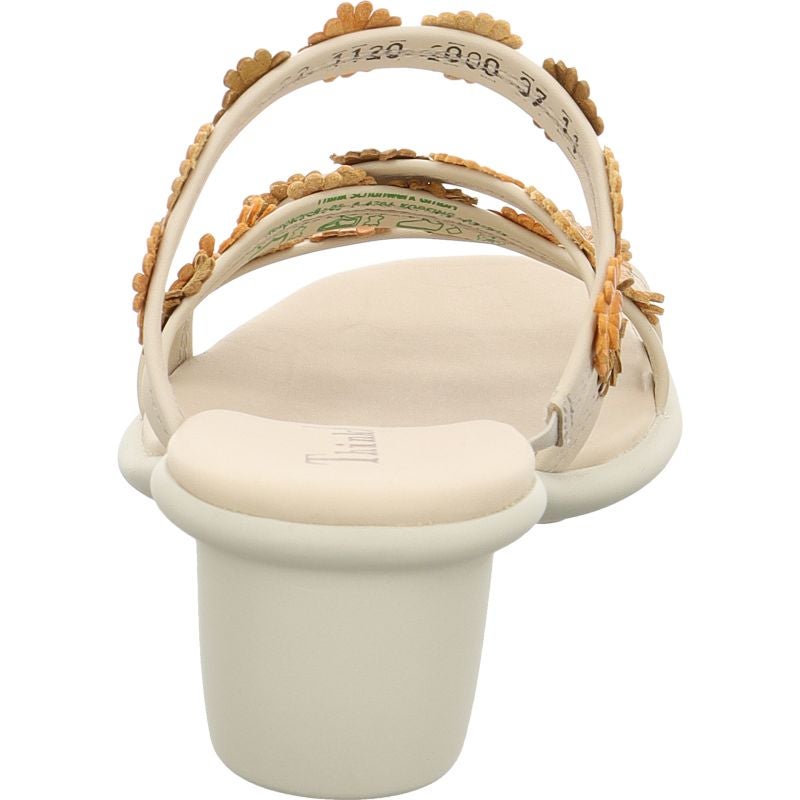 Think! VIVI Damen Pantolette - Material: Leder in Grau