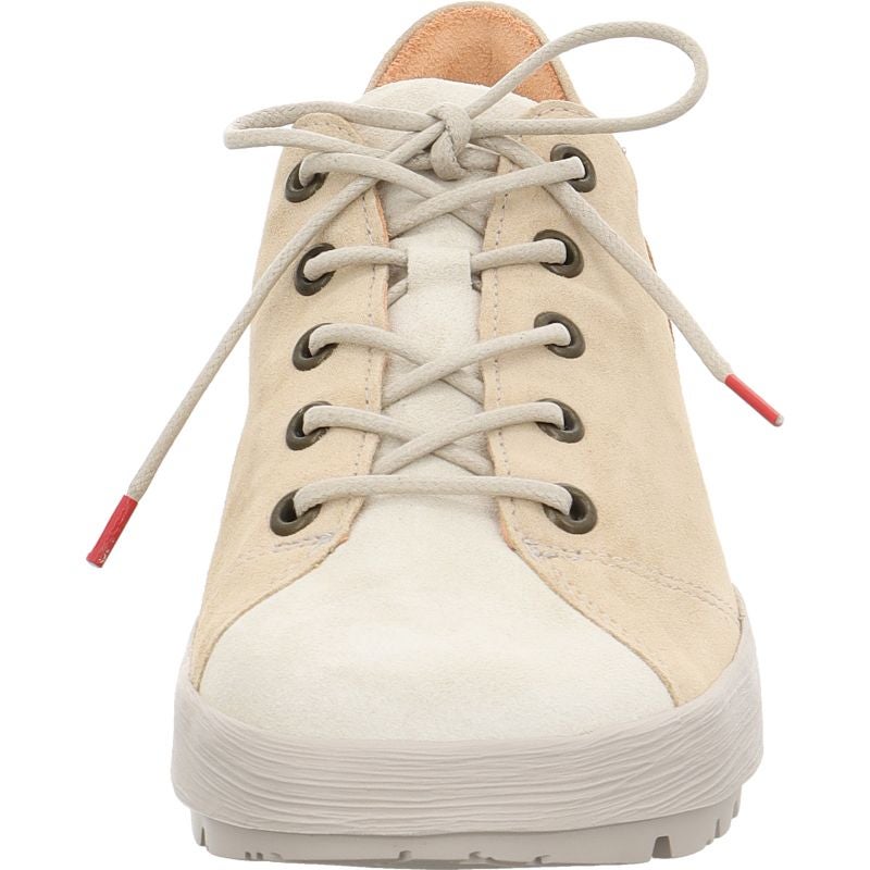Think COMODA Woman Lace up shoe - Material: Leather in Beige