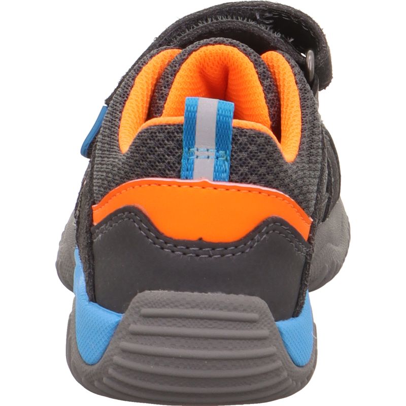 Superfit STORM Boys Sneakers low - Material: Leder/Sonstiges Material/Texti in Grey