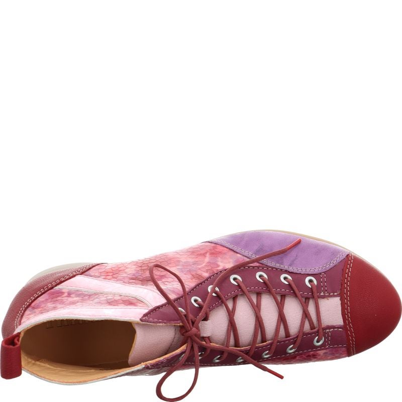 Think! GUAD2 Damen Ankle Boots - Material: Leder in Rosa