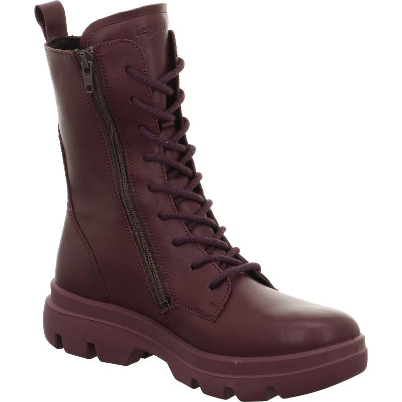 Legero ANGELINA Woman Lace up boot - Material: Leather in Red