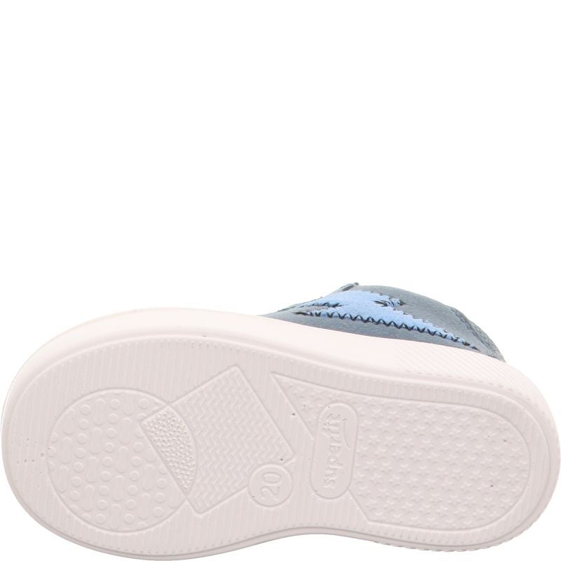 Superfit SUPIES Sneakers high - Material: LederSonstigesMaterialTexti in Blue