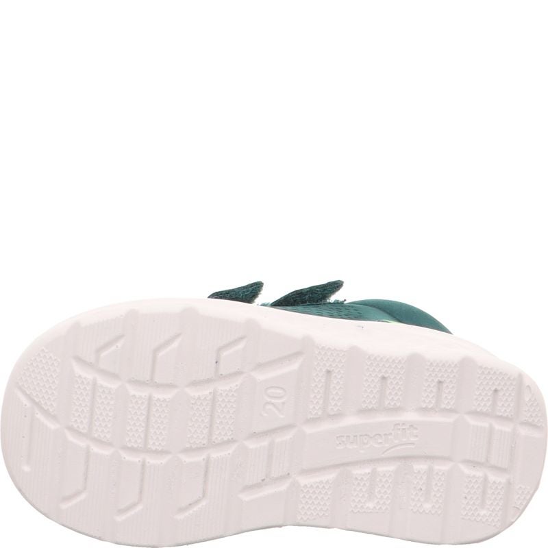Superfit BREEZE Sneaker high - Material: Leder in Grün