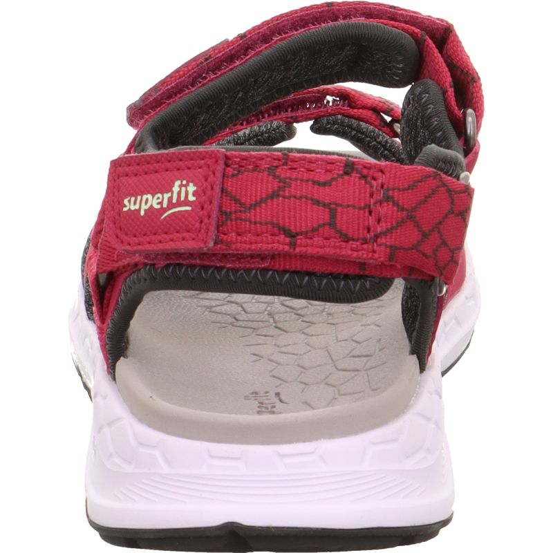Superfit CRISS CROSS Girls Sandal - Material: Textil/Sonstiges Material in Red