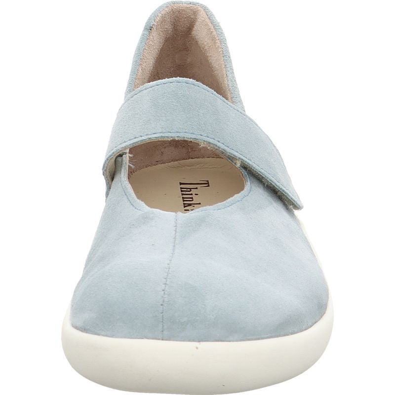 Think! BLO Damen Ballerina - Material: Leder in Blau
