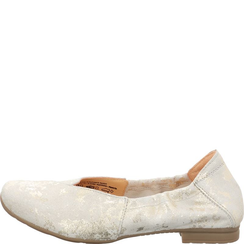 Think GAUDI Woman Ballerina - Material: Leather in Beige