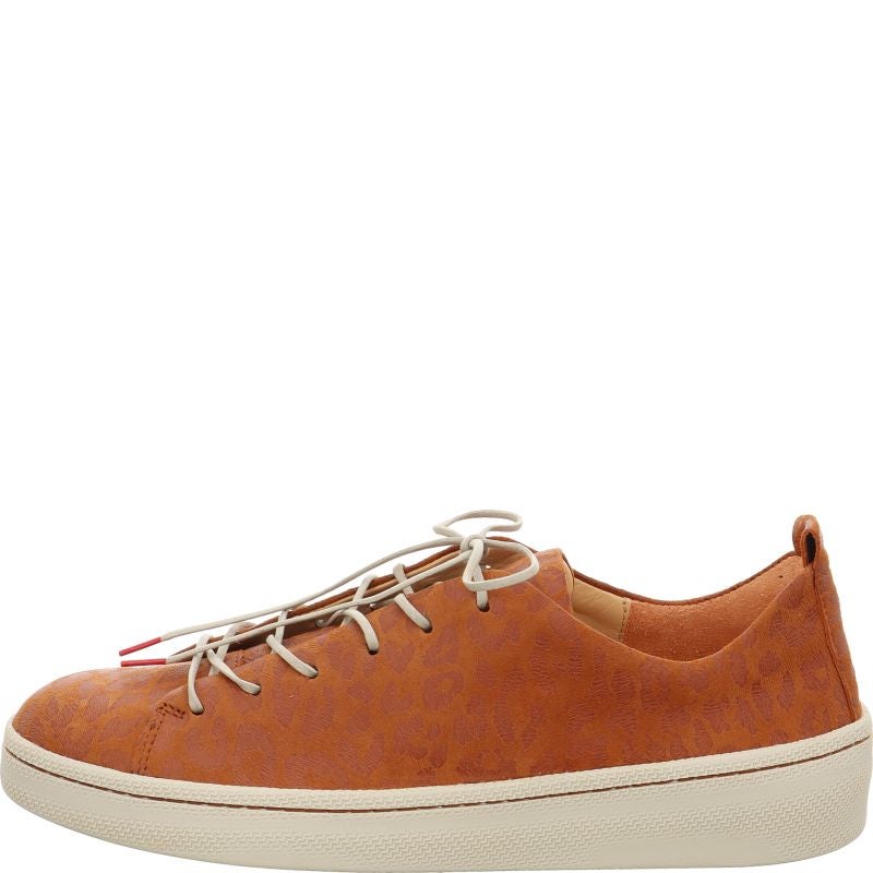 Think! KUMI Damen Sneaker low - Material: Leder in Braun