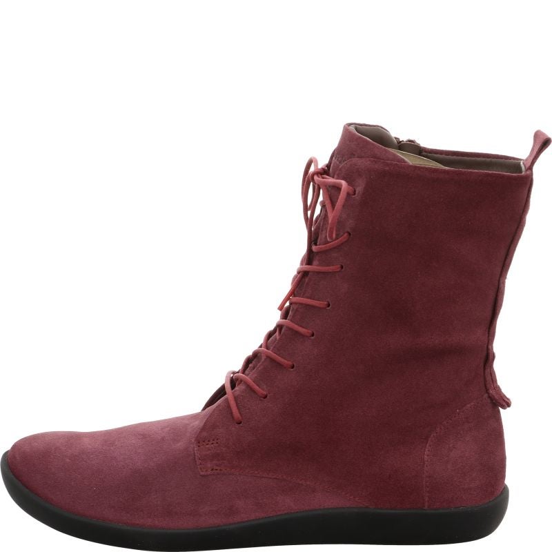 Think! NATURE Damen Stiefelette - Material: Leder in Rot