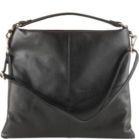 Think! THINK! BAG Damen Tasche - Material: Leder in Schwarz