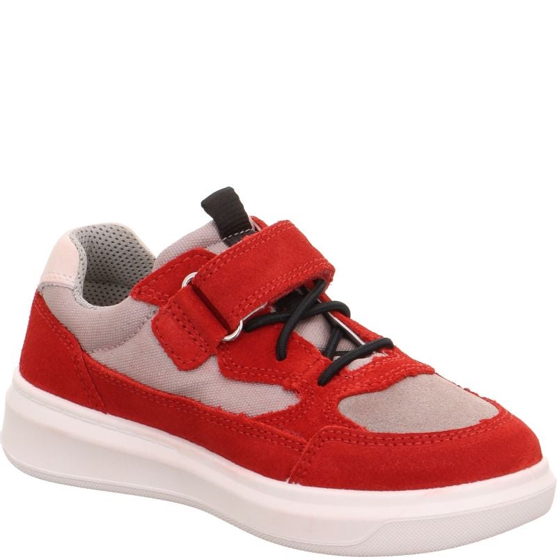 Superfit COSMO Jungen Sneaker low - Material: Leder/Textil in Rot