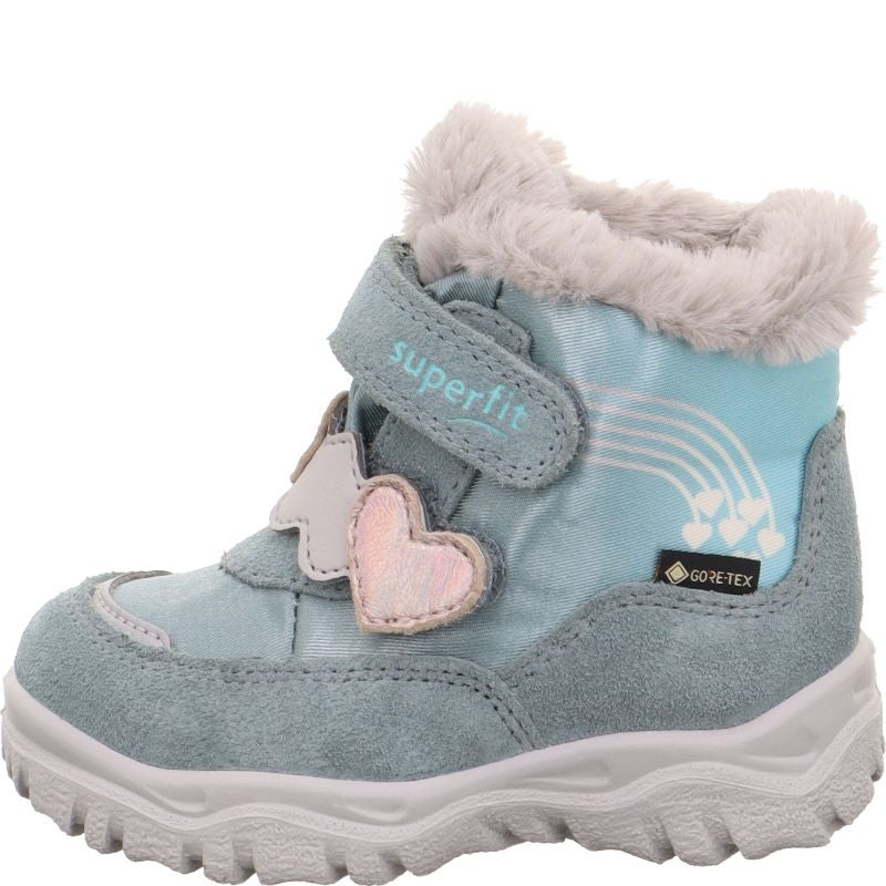 Superfit HUSKY+ Girls Boot - Material: Leather/Textil in Green