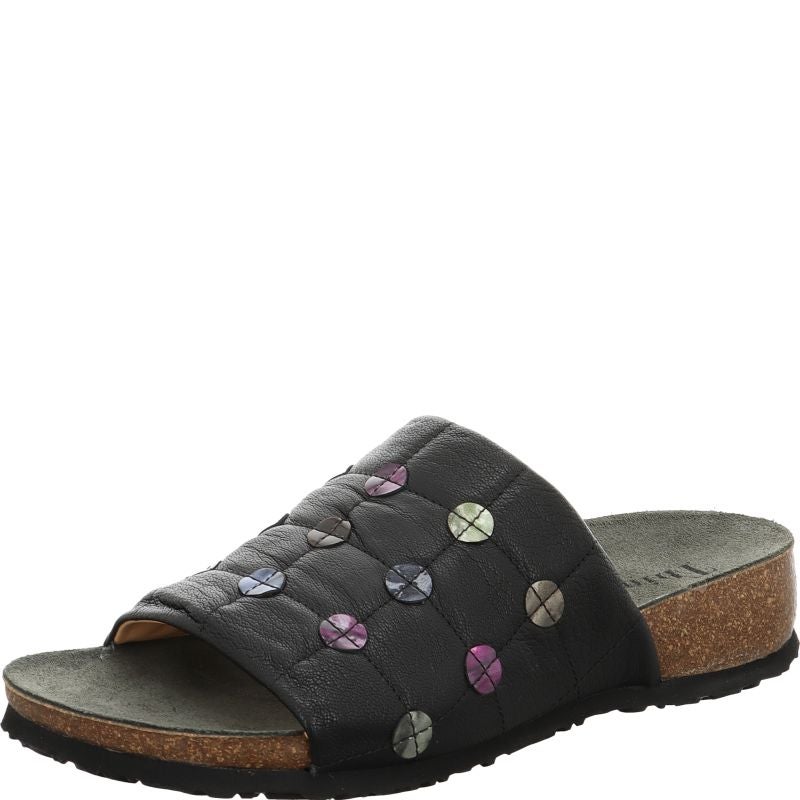 Think JULIA DAMEN Woman Mules - Material: Leather in Black
