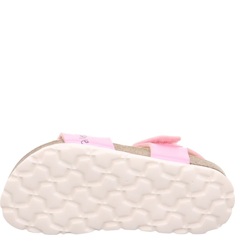 Superfit FUSSBETTPANTOFFEL Girls Sandal - Material: Sonstiges Material in Rose
