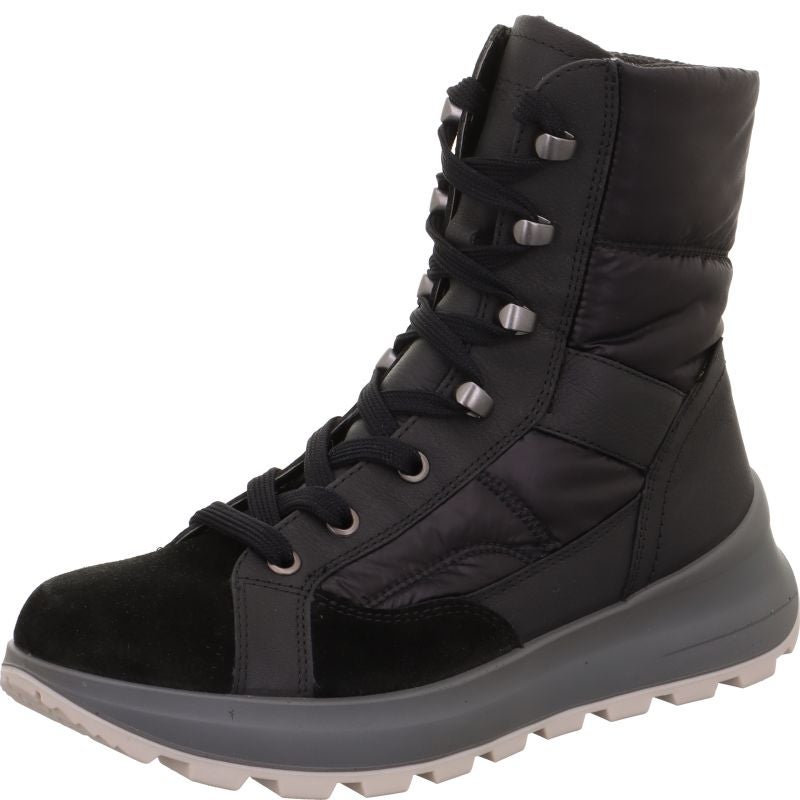 Legero T4 RUN Damen  - Material: Leder/Textil in Schwarz