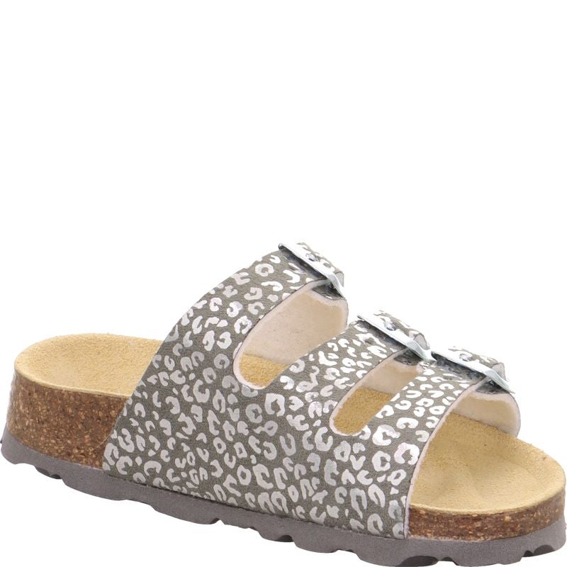 Superfit FUSSBETTPANTOFFEL Girls Slipper - Material: Sonstiges Material in Grey