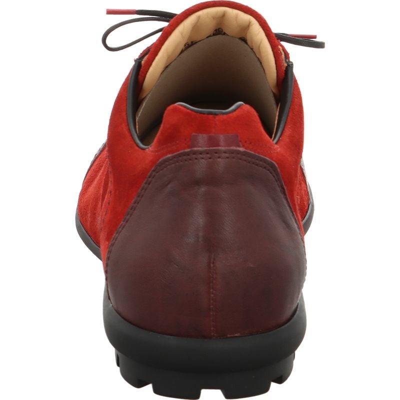 Think KONG HERREN Men Lace up shoe - Material: Leather in Red