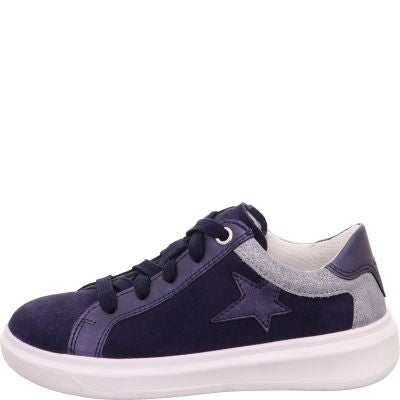 Superfit COSMO Mädchen Sneaker low - Material: Leder in Blau