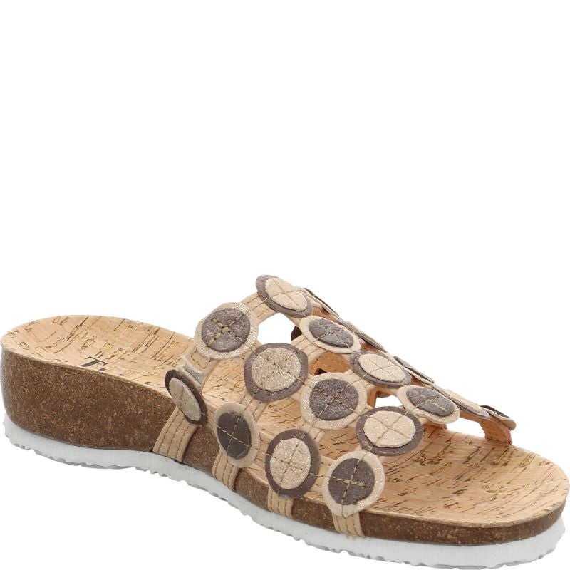 Think JULIA DAMEN Woman Mules - Material: Leather in Beige