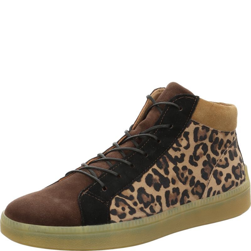 Think! TURNA DAMEN Damen Sneaker high - Material: Leder in Mehrfarbig
